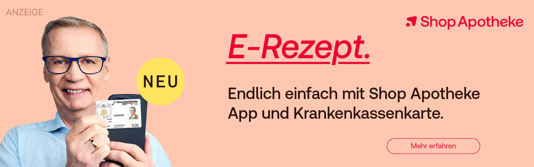 Werbebanner von Shop Apotheke